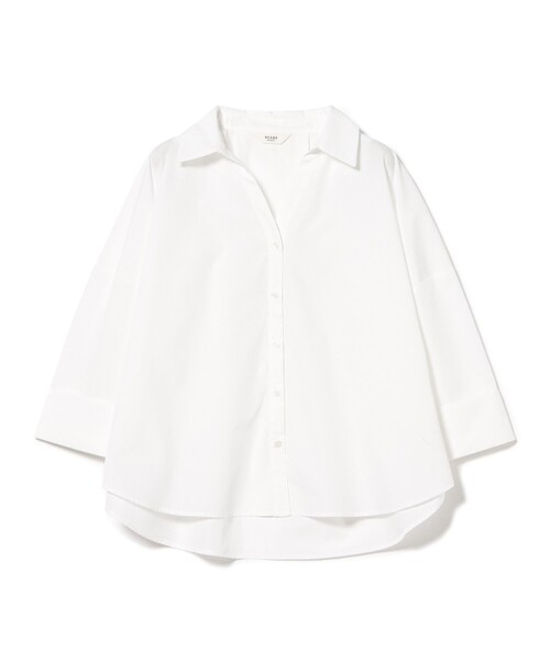 BEAMS HEART(ビームスハート)の「スキッパー ワイドスリーブ シャツ(シャツ/ブラウス・レディース・ブラウン/ブラック/オフホワイト・FREE)」の12枚目の写真