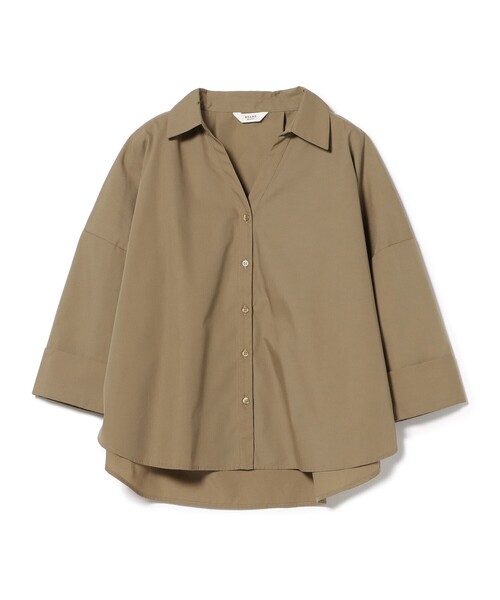 BEAMS HEART(ビームスハート)の「スキッパー ワイドスリーブ シャツ(シャツ/ブラウス・レディース・ブラウン/ブラック/オフホワイト・FREE)」の18枚目の写真