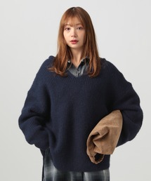 BAYFLOW | サイドドロストニットフーディー(ニット/セーター)