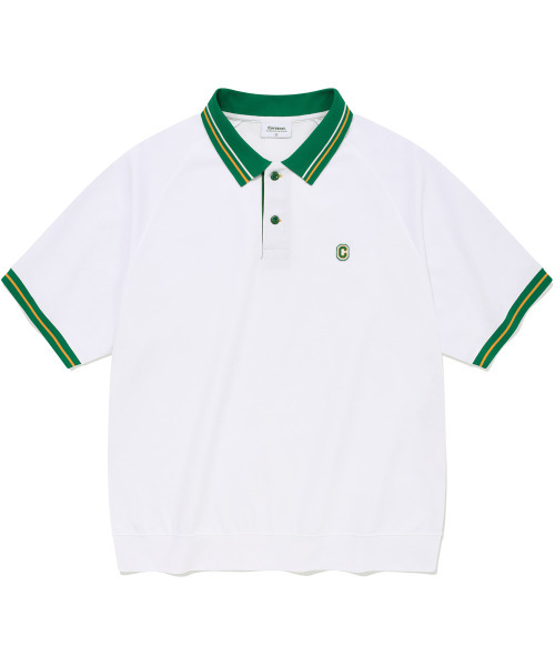COVERNAT(カバーナット)の「プレピカラーTシャツホワイト(ポロシャツ・レディース・その他・LARGE/MEDIUM/SMALL/X-LARGE)」の1枚目の写真