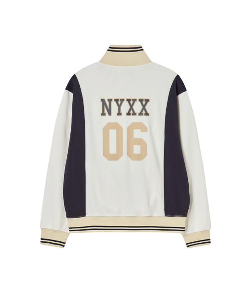 NYXX（エヌワイエックスエックス）の「APLIQUE LOGO HALF ZIP-UP IVORY（スウェット・レディース・その他・FREE）」の3枚目の写真