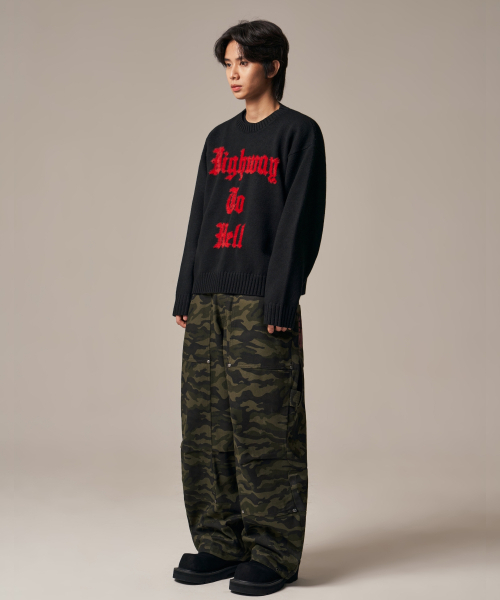 IDWS(アイドンワナセル)の「Hellride Crewneck Knit Black(ニット/セーター・レディース・その他・1/2)」の12枚目の写真