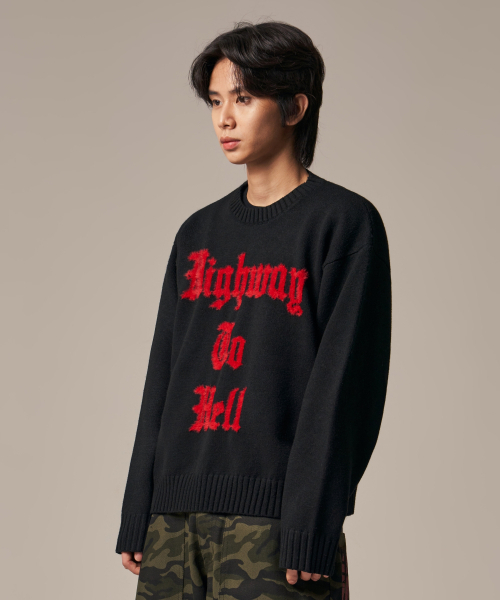 IDWS(アイドンワナセル)の「Hellride Crewneck Knit Black(ニット/セーター・レディース・その他・1/2)」の11枚目の写真