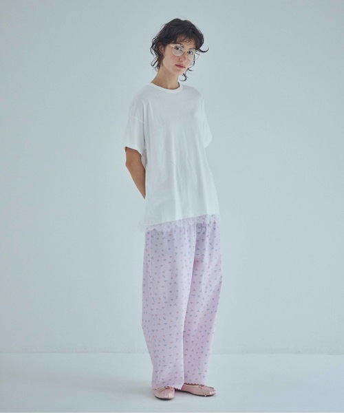 SEA(シー)の「Vintage レース オーバーサイズ 88TEE(Tシャツ/カットソー・レディース・ホワイト/グレー/ブラック・ONE SIZE)」の1枚目の写真