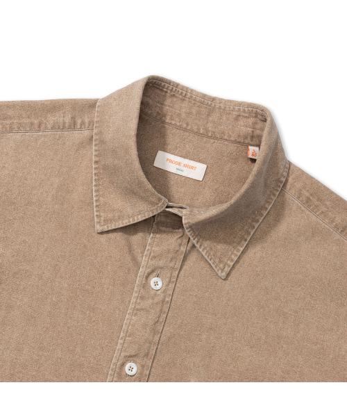 PRODESHIRT（プロデシャツ）の「[コンフォート] V-621 ヴィンテージオックスフォードシャツ (モカブラウン)（シャツ/ブラウス・メンズ・その他・MEDIUM/LARGE/X-LARGE）」の2枚目の写真