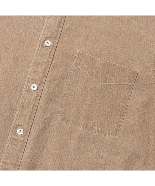 PRODESHIRT（プロデシャツ）の「[コンフォート] V-621 ヴィンテージオックスフォードシャツ (モカブラウン)（シャツ/ブラウス・メンズ・その他・MEDIUM/LARGE/X-LARGE）」の3枚目の写真