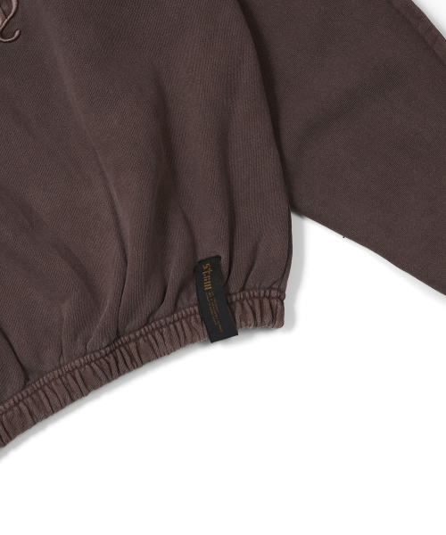 STIGMA（スティグマ）の「PIGMENT ML CROP ZIP-UP BROWN（パーカー・メンズ・その他・MEDIUM/LARGE/X-LARGE）」の11枚目の写真