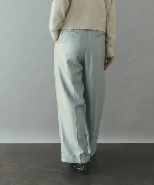 URBAN RESEARCH ROSSO WOMEN（アーバンリサーチ　ロッソ）の「ブライトツイルタックパンツ（その他パンツ・レディース・ブルー系その他/ブラウン・38/36）」の12枚目の写真