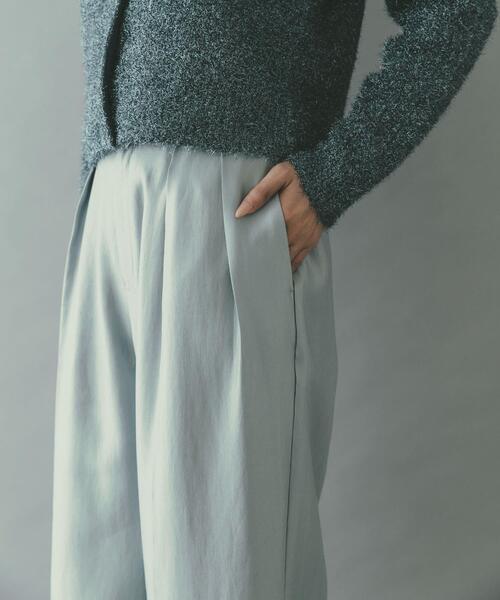 URBAN RESEARCH ROSSO WOMEN（アーバンリサーチ　ロッソ）の「ブライトツイルタックパンツ（その他パンツ・レディース・ブルー系その他/ブラウン・38/36）」の19枚目の写真