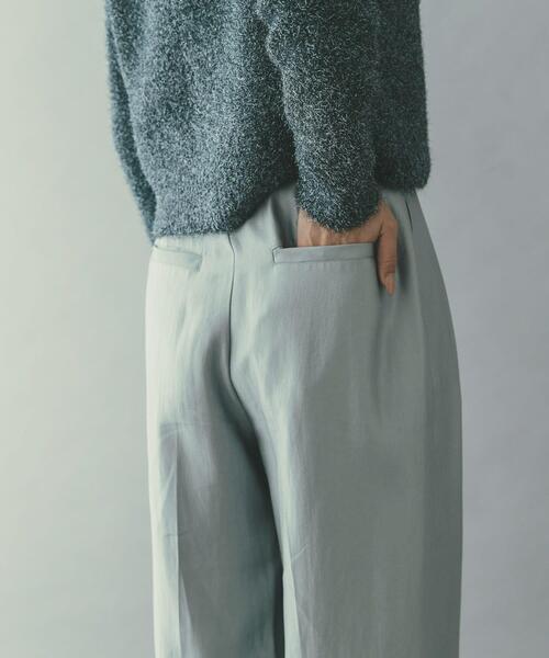 URBAN RESEARCH ROSSO WOMEN（アーバンリサーチ　ロッソ）の「ブライトツイルタックパンツ（その他パンツ・レディース・ブルー系その他/ブラウン・38/36）」の20枚目の写真