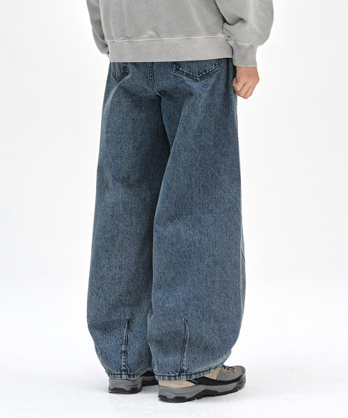 DECET(デケト)の「Balloon Wide Jeans DCPT055STNGRBlue(デニムパンツ・レディース・その他・26/28/30/32/34/24)」の21枚目の写真