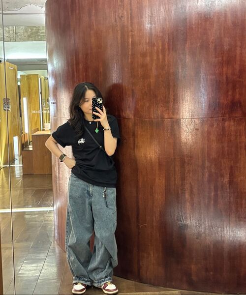 DECET(デケト)の「Balloon Wide Jeans DCPT055STNGRBlue(デニムパンツ・レディース・その他・26/28/30/32/34/24)」の19枚目の写真