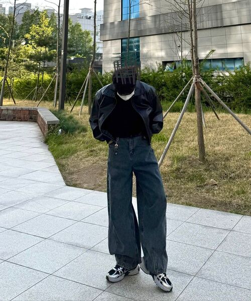 DECET(デケト)の「Balloon Wide Jeans DCPT055STNGRBlue(デニムパンツ・レディース・その他・26/28/30/32/34/24)」の13枚目の写真