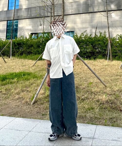 DECET(デケト)の「Balloon Wide Jeans DCPT055STNGRBlue(デニムパンツ・レディース・その他・26/28/30/32/34/24)」の2枚目の写真