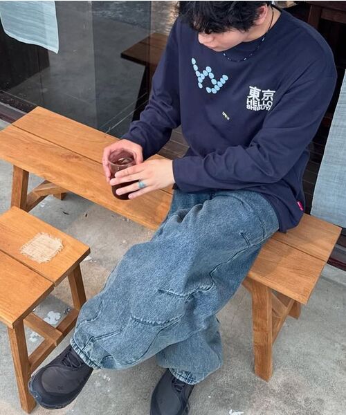 DECET(デケト)の「Balloon Wide Jeans DCPT055STNGRBlue(デニムパンツ・レディース・その他・26/28/30/32/34/24)」の3枚目の写真