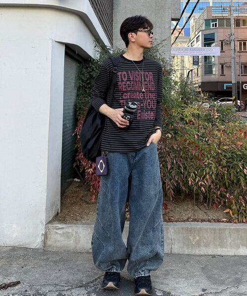 DECET(デケト)の「Balloon Wide Jeans DCPT055STNGRBlue(デニムパンツ・レディース・その他・26/28/30/32/34/24)」の5枚目の写真