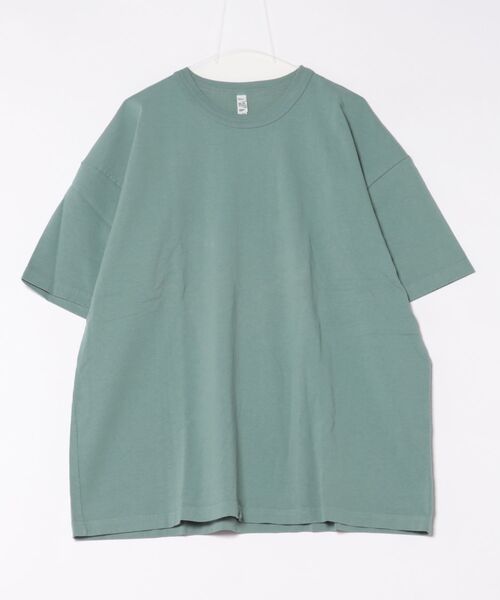 LOS ANGELES APPAREL(ロサンゼルスアパレル)の「【W】【it】【PH3】【LOS ANGELES APPAREL/ロサンゼルスアパレル】W/Binding Heavy Jersey Short Sleeve Tee 1203GD(Tシャツ/カットソー・メンズ・オフホワイト/ホワイト/グリーン系その他・XX-LARGE/SMALL)」の3枚目の写真