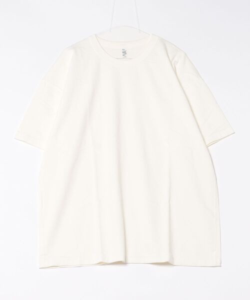 LOS ANGELES APPAREL(ロサンゼルスアパレル)の「【W】【it】【PH3】【LOS ANGELES APPAREL/ロサンゼルスアパレル】W/Binding Heavy Jersey Short Sleeve Tee 1203GD(Tシャツ/カットソー・メンズ・オフホワイト/ホワイト/グリーン系その他・XX-LARGE/SMALL)」の2枚目の写真