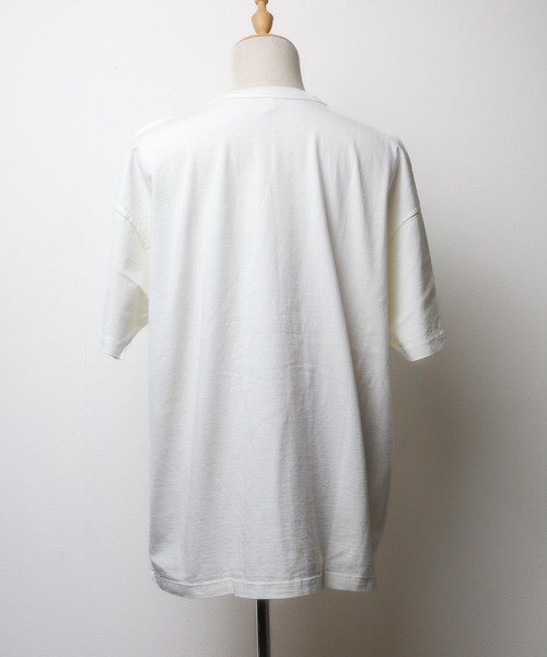 LOS ANGELES APPAREL(ロサンゼルスアパレル)の「【W】【it】【PH3】【LOS ANGELES APPAREL/ロサンゼルスアパレル】W/Binding Heavy Jersey Short Sleeve Tee 1203GD(Tシャツ/カットソー・メンズ・オフホワイト/ホワイト/グリーン系その他・XX-LARGE/SMALL)」の5枚目の写真