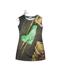 SEEN（シーン）の「PHOTO FRAME SHIRRING NECK DRESS (Road)（ワンピース）」