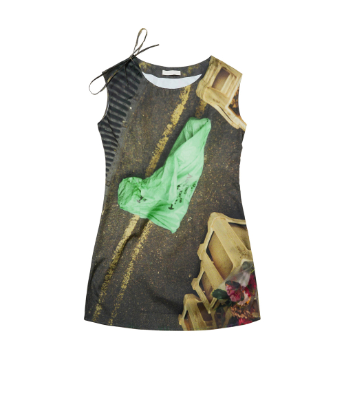 SEEN（シーン）の「PHOTO FRAME SHIRRING NECK DRESS (Road)（ワンピース・レディース・その他・OS）」の2枚目の写真