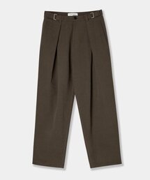 AFTERPRAY（アフタープレイ）の「リラックスドクロスピンタックパンツブラウン（その他パンツ）」