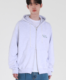 ESN（イーエスエヌ）の「ESNロゴツーウェイフードジップアップホワイトメランジ（パーカー）」