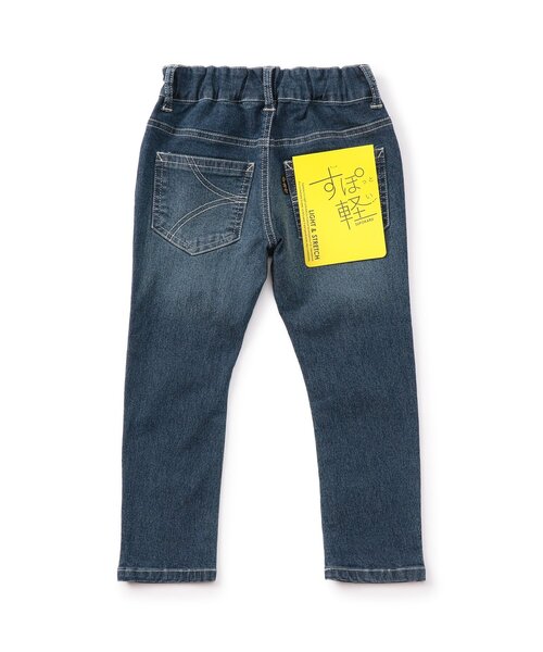 BREEZE(ブリーズ)の「【WEB限定】すぽ軽スキニーパンツ(デニムパンツ・キッズ・ネイビー/サックスブルー/ブルー・80/90/100/150/110/120/140/160/130)」の4枚目の写真