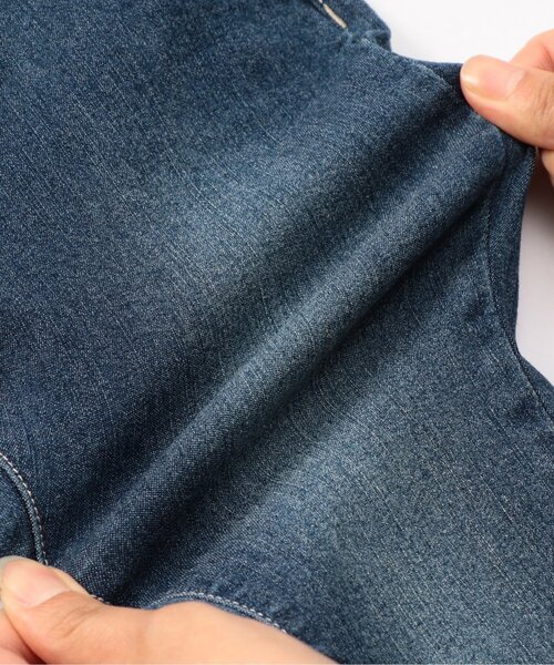 BREEZE(ブリーズ)の「【WEB限定】すぽ軽スキニーパンツ(デニムパンツ・キッズ・ネイビー/サックスブルー/ブルー・80/90/100/150/110/120/140/160/130)」の6枚目の写真