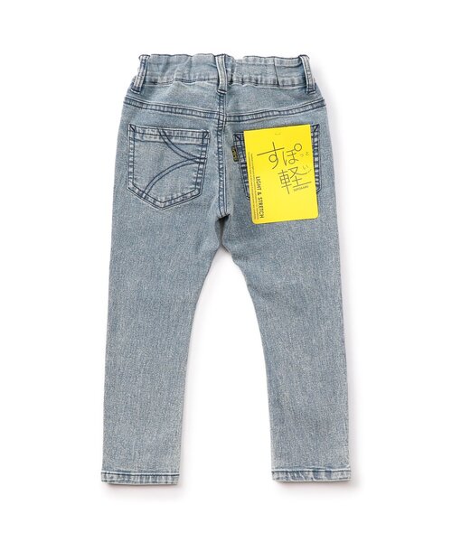 BREEZE(ブリーズ)の「【WEB限定】すぽ軽スキニーパンツ(デニムパンツ・キッズ・ネイビー/サックスブルー/ブルー・80/90/100/150/110/120/140/160/130)」の9枚目の写真