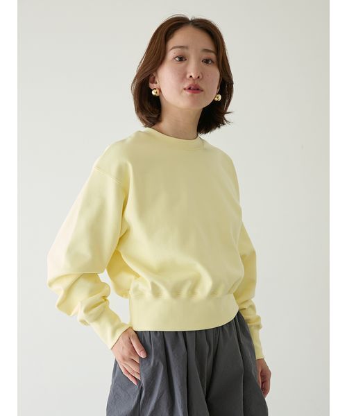 emmi（エミ）の「エンブロイダリーemmiロゴスウェット（スウェット・レディース・イエロー/ホワイト/ピンク・F）」の4枚目の写真