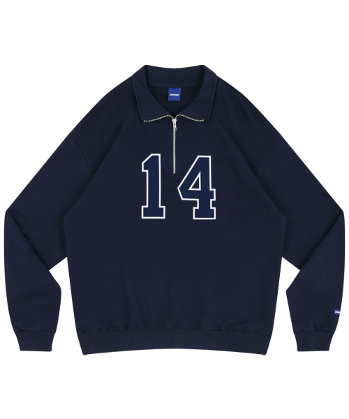 STAFF ONLY(スタッフオンリー)の「14 HALF ZIP-UP (NAVY)(スウェット・メンズ・その他・SMALL/MEDIUM/LARGE)」の1枚目の写真