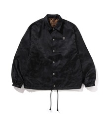 A BATHING APE | SOLID CAMO JACQUARD NYLON REVERSIBLE COACH JACKET(ミリタリージャケット)