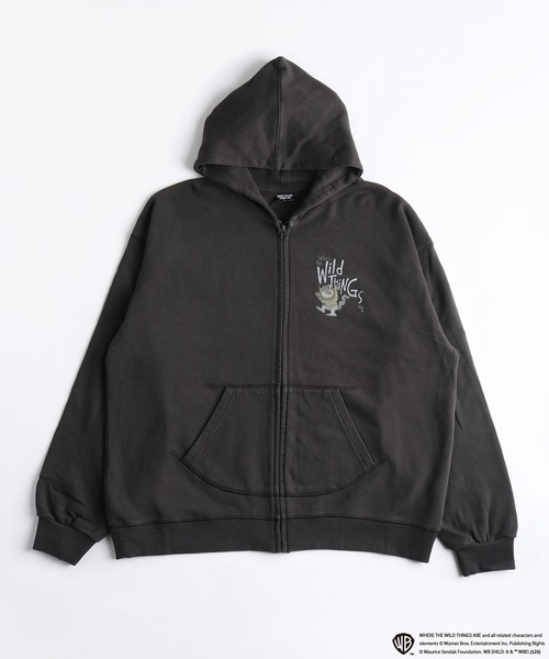 WESTSEA(ウエストシー)の「かいじゅうたちのいるところ / WHERE THE WILD THINGS ARE 裏毛 フルジップパーカー 長袖(パーカー・メンズ・ブラック/グレー/グレー系その他/ブラック系その他・M/L)」の20枚目の写真