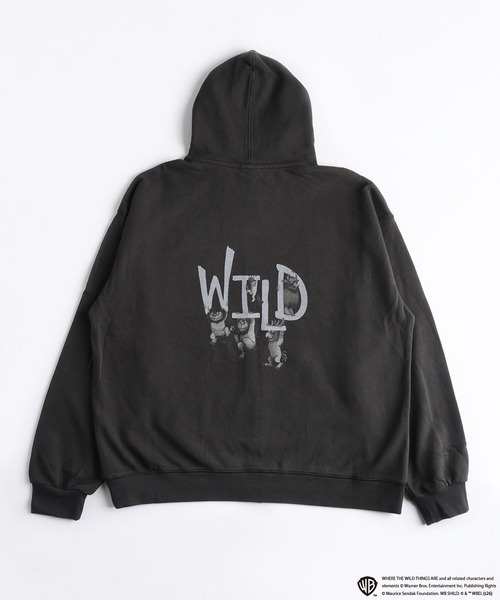 WESTSEA(ウエストシー)の「かいじゅうたちのいるところ / WHERE THE WILD THINGS ARE 裏毛 フルジップパーカー 長袖(パーカー・メンズ・ブラック/グレー/グレー系その他/ブラック系その他・M/L)」の19枚目の写真