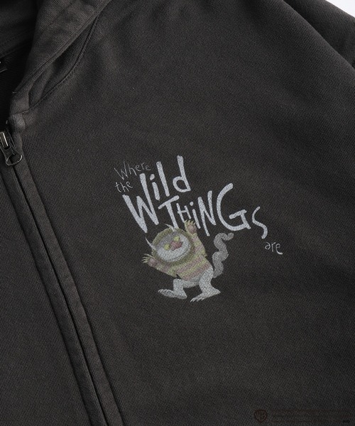WESTSEA(ウエストシー)の「かいじゅうたちのいるところ / WHERE THE WILD THINGS ARE 裏毛 フルジップパーカー 長袖(パーカー・メンズ・ブラック/グレー/グレー系その他/ブラック系その他・M/L)」の18枚目の写真