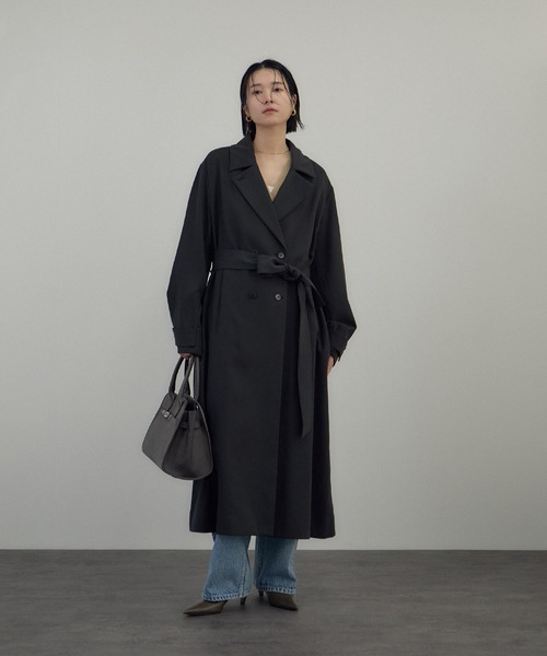コットンニュアンストレンチコート コットンニュアンストレンチコート（トレンチコート）｜SLOBE IENA
