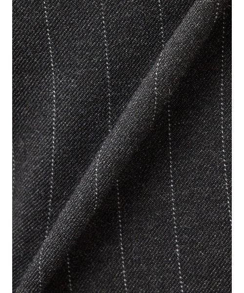 Perfect Suit FActory（パーフェクトスーツファクトリー）の「＜あたたか裏起毛＞テーパードパンツ　無地/ストライプ/千鳥柄　ブラック　チャコールグレー　ベージュ　ネイビー　ブラック×ホワイト（その他パンツ・レディース・ネイビー/ベージュ/ブラック×ホワイト/チャコールグレー/ブラック・L/M/S）」の15枚目の写真