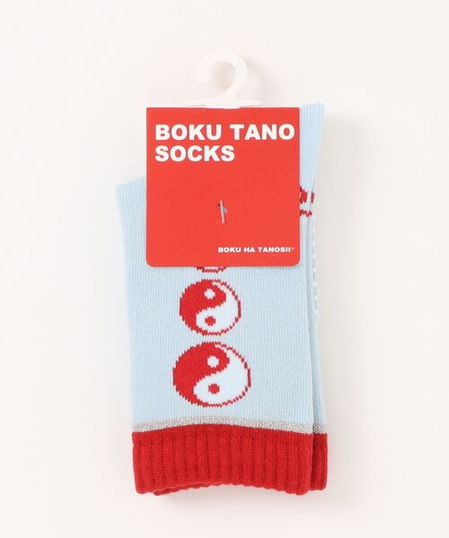 BOKU HA TANOSII（ボク　ハ　タノシイ）の「【BOKU HA TANOSII】別注陰陽ソックス/13-15cm（ソックス/靴下・キッズ・ライトグリーン/ピンク/ライトブルー・13-15cm）」の10枚目の写真