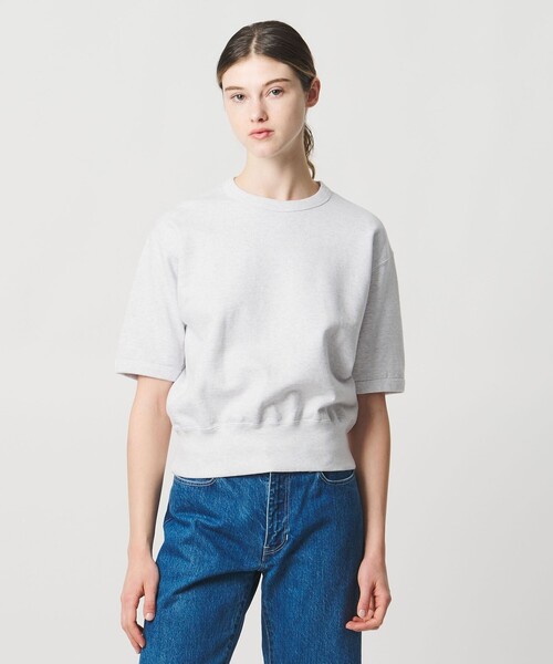 LOEFF（ロエフ）の「＜LOEFF＞ショートスリーブ スウェット（スウェット・レディース・ライトブルー/ネイビー/ライトグレー・FREE）」の20枚目の写真