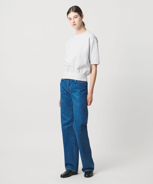 LOEFF（ロエフ）の「＜LOEFF＞ショートスリーブ スウェット（スウェット・レディース・ライトブルー/ネイビー/ライトグレー・FREE）」の21枚目の写真