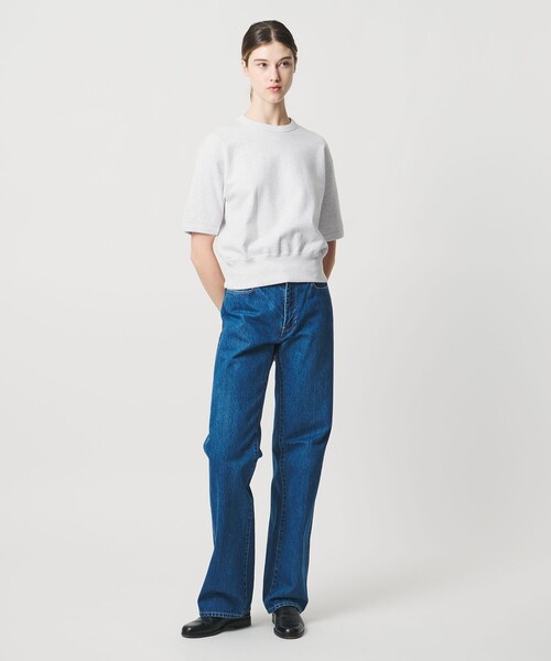 LOEFF（ロエフ）の「＜LOEFF＞ショートスリーブ スウェット（スウェット・レディース・ライトブルー/ネイビー/ライトグレー・FREE）」の22枚目の写真