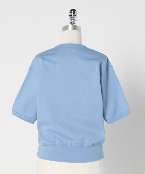 LOEFF（ロエフ）の「＜LOEFF＞ショートスリーブ スウェット（スウェット・レディース・ライトブルー/ネイビー/ライトグレー・FREE）」の5枚目の写真