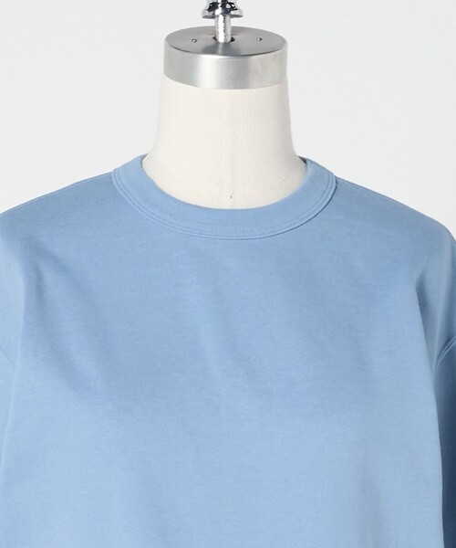 LOEFF（ロエフ）の「＜LOEFF＞ショートスリーブ スウェット（スウェット・レディース・ライトブルー/ネイビー/ライトグレー・FREE）」の6枚目の写真