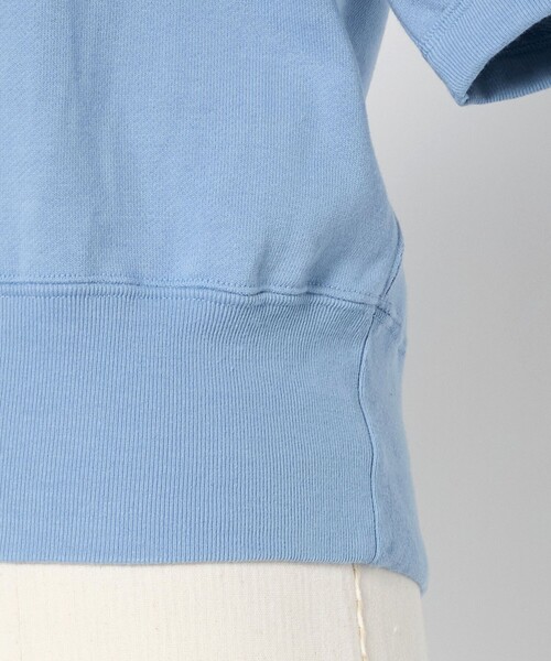 LOEFF（ロエフ）の「＜LOEFF＞ショートスリーブ スウェット（スウェット・レディース・ライトブルー/ネイビー/ライトグレー・FREE）」の8枚目の写真