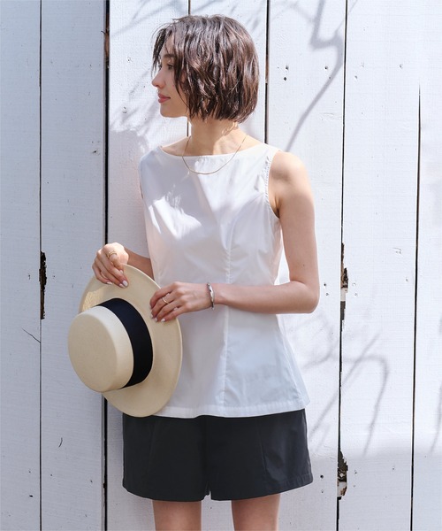 UR'S(ユアーズ)の「撥水イージーショートパンツ(ラッシュガード・レディース・ベージュ/ブラック/カーキ・S/M/L)」の9枚目の写真