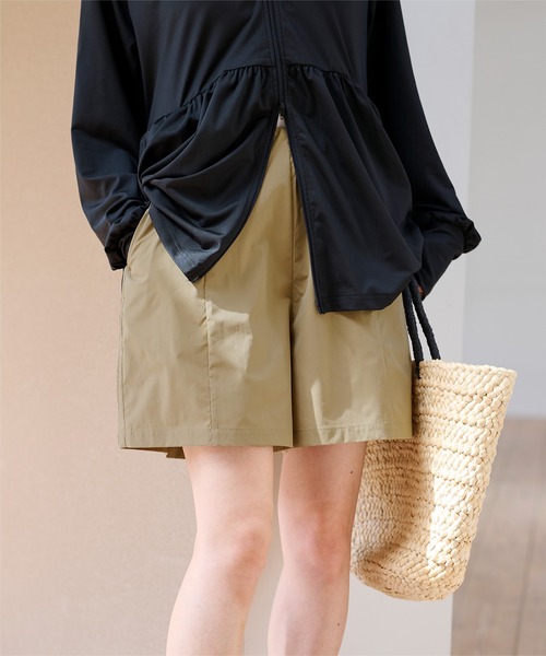 UR'S(ユアーズ)の「撥水イージーショートパンツ(ラッシュガード・レディース・ベージュ/ブラック/カーキ・S/M/L)」の16枚目の写真