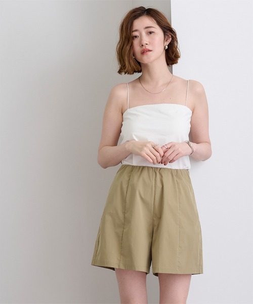 UR'S(ユアーズ)の「撥水イージーショートパンツ(ラッシュガード・レディース・ベージュ/ブラック/カーキ・S/M/L)」の4枚目の写真