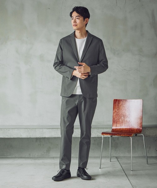 GLOBAL WORK（グローバルワーク）の「スゴラクジャケット/601171（テーラードジャケット・メンズ・ネイビー/チャコールグレー・X-LARGE/LARGE/MEDIUM/SMALL）」の4枚目の写真