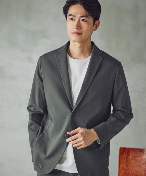 GLOBAL WORK（グローバルワーク）の「スゴラクジャケット/601171（テーラードジャケット・メンズ・ネイビー/チャコールグレー・X-LARGE/LARGE/MEDIUM/SMALL）」の6枚目の写真